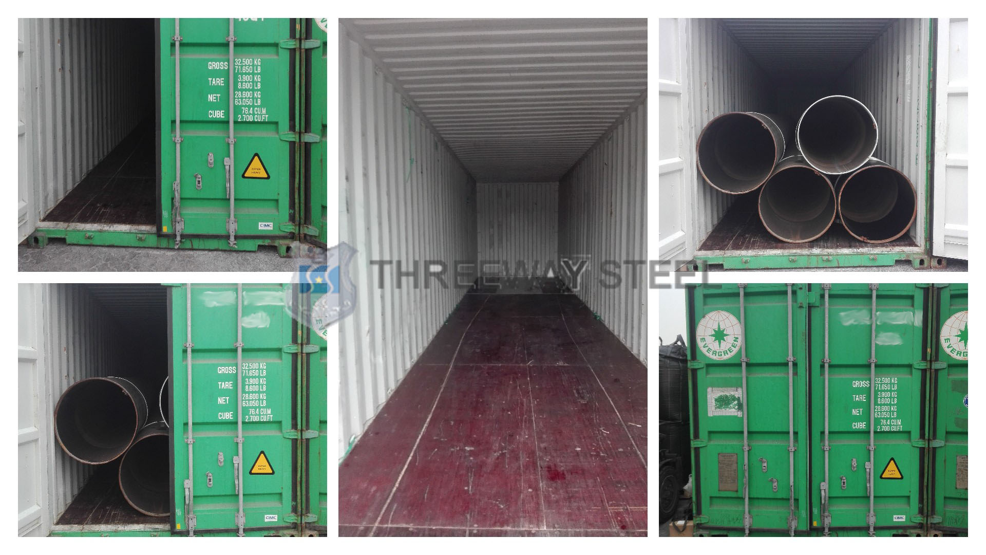 Exportación de tubos de acero ERW