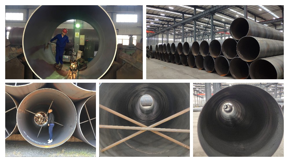 tubería de acero SSAW de gran diámetro