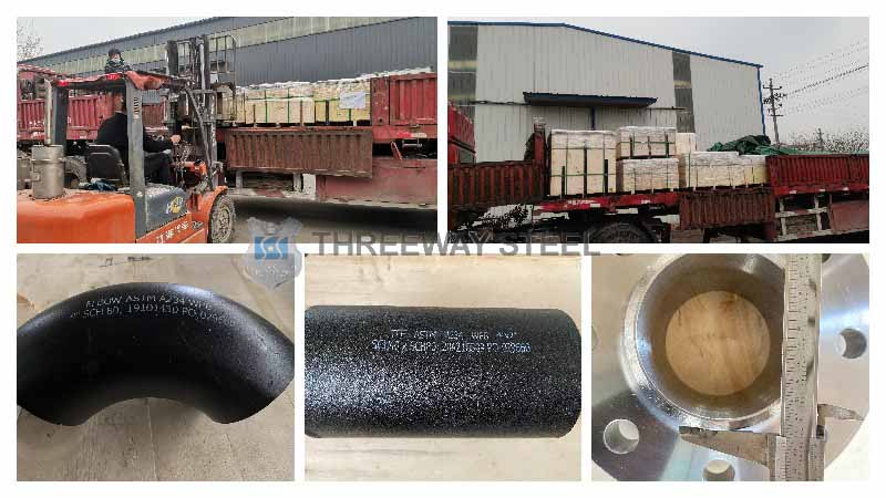 exportación de accesorios de tubería de acero