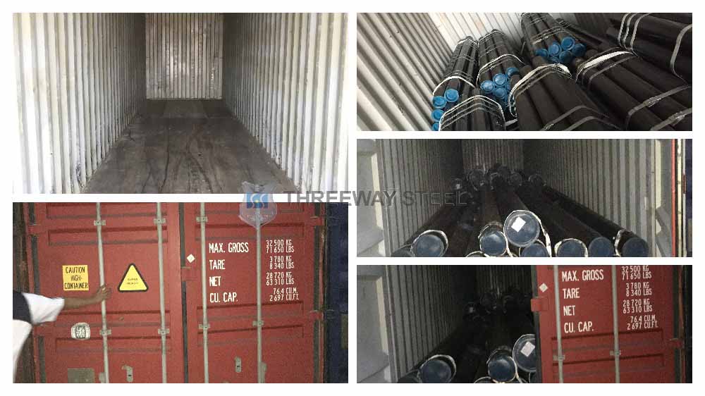 exportación de tubos de acero sin costura