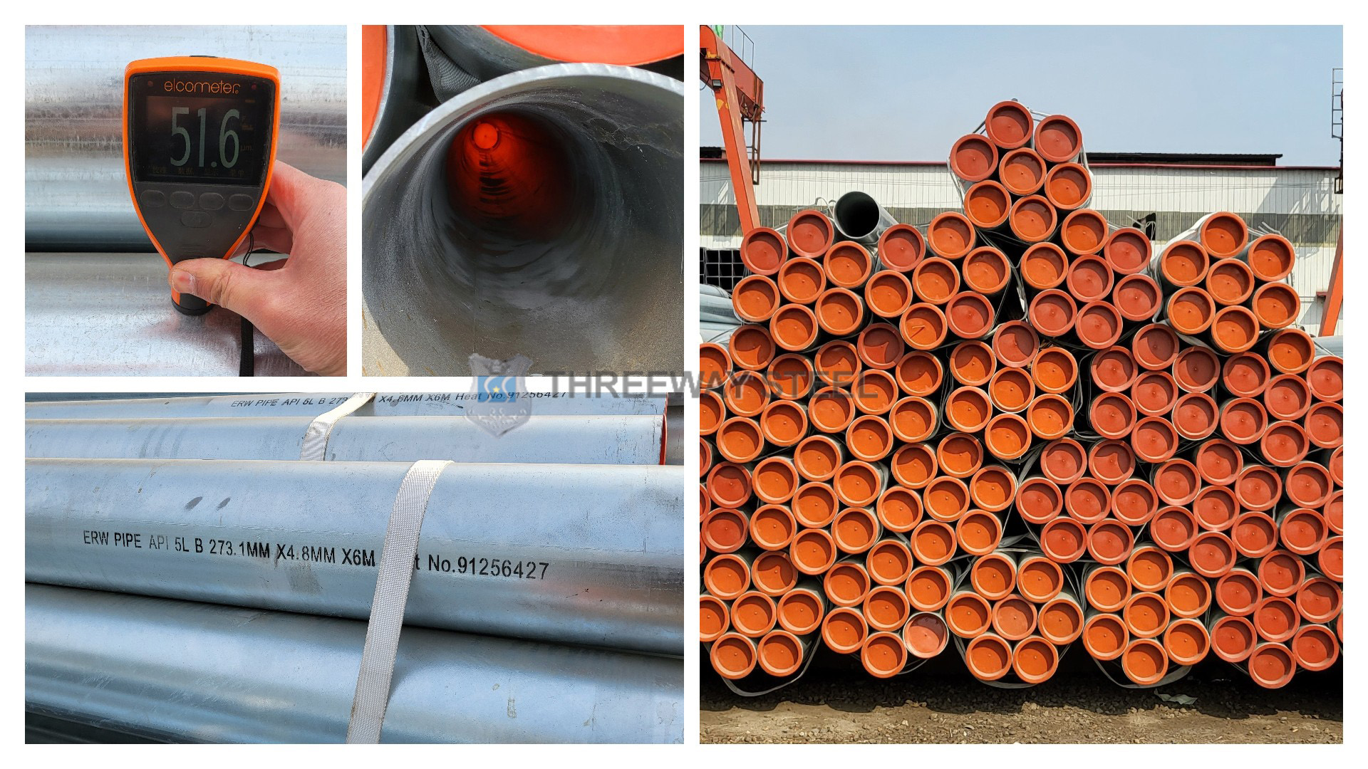 Exportación de tubos de acero ERW