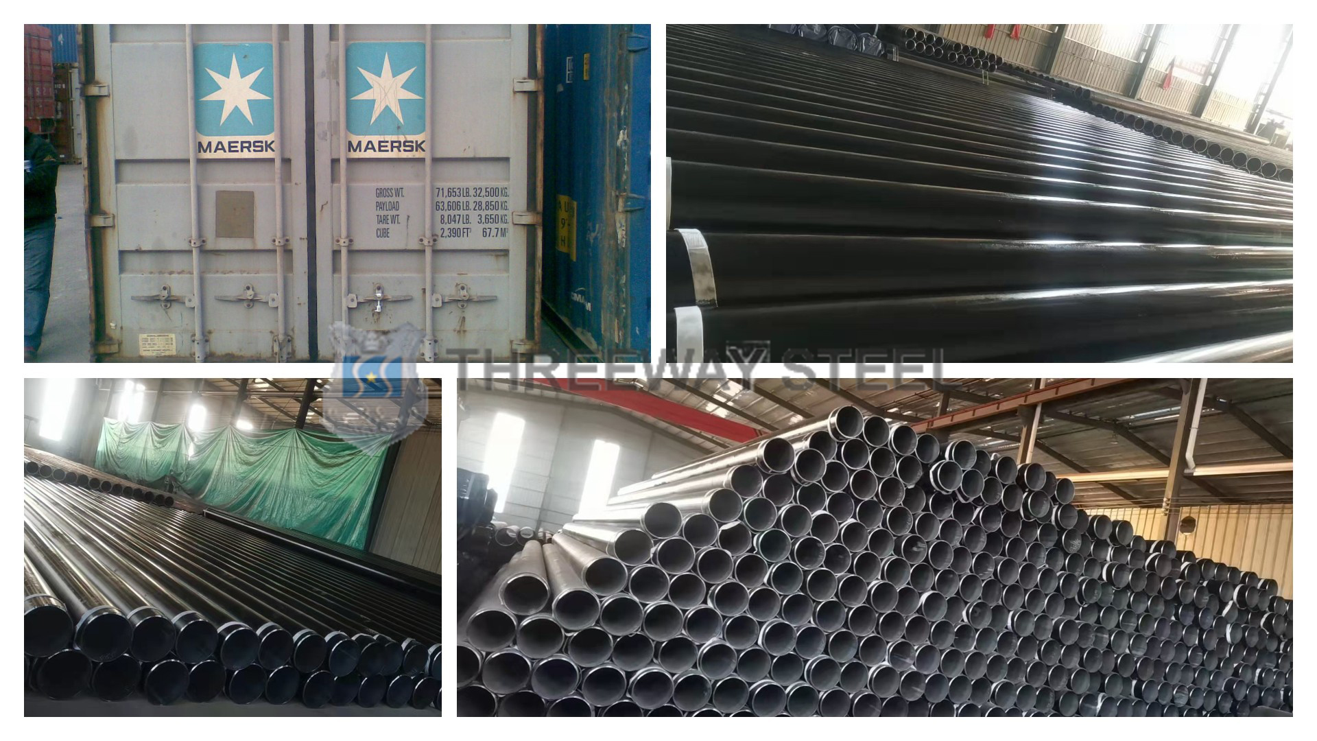 exportación de tubos de acero sin costura